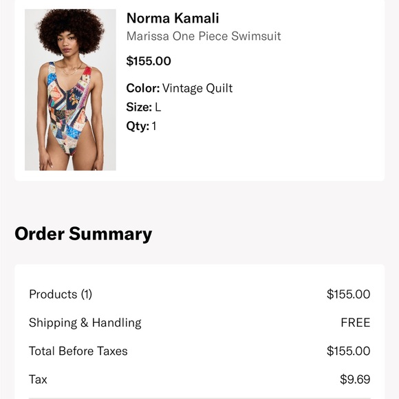 Norma Kamali One Piece - Picture 4 of 5